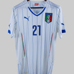 Italy 2014-15 Pirlo Away Kit   (L)