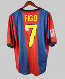 Barcelona 1998-99 Figo Home Kit  (XL)