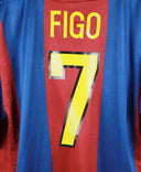 Barcelona 1998-99 Figo Home Kit  (XL)