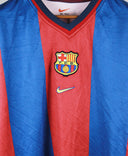 Barcelona 1998-99 Figo Home Kit  (XL)