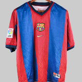 Barcelona 1998-99 Figo Home Kit  (XL)