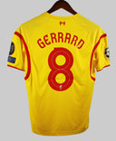 Liverpool 2014-15 Gerrard Away Kit   (S)