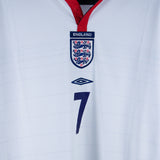 England 2003-04 Beckham Long Sleeve Home Kit (M)
