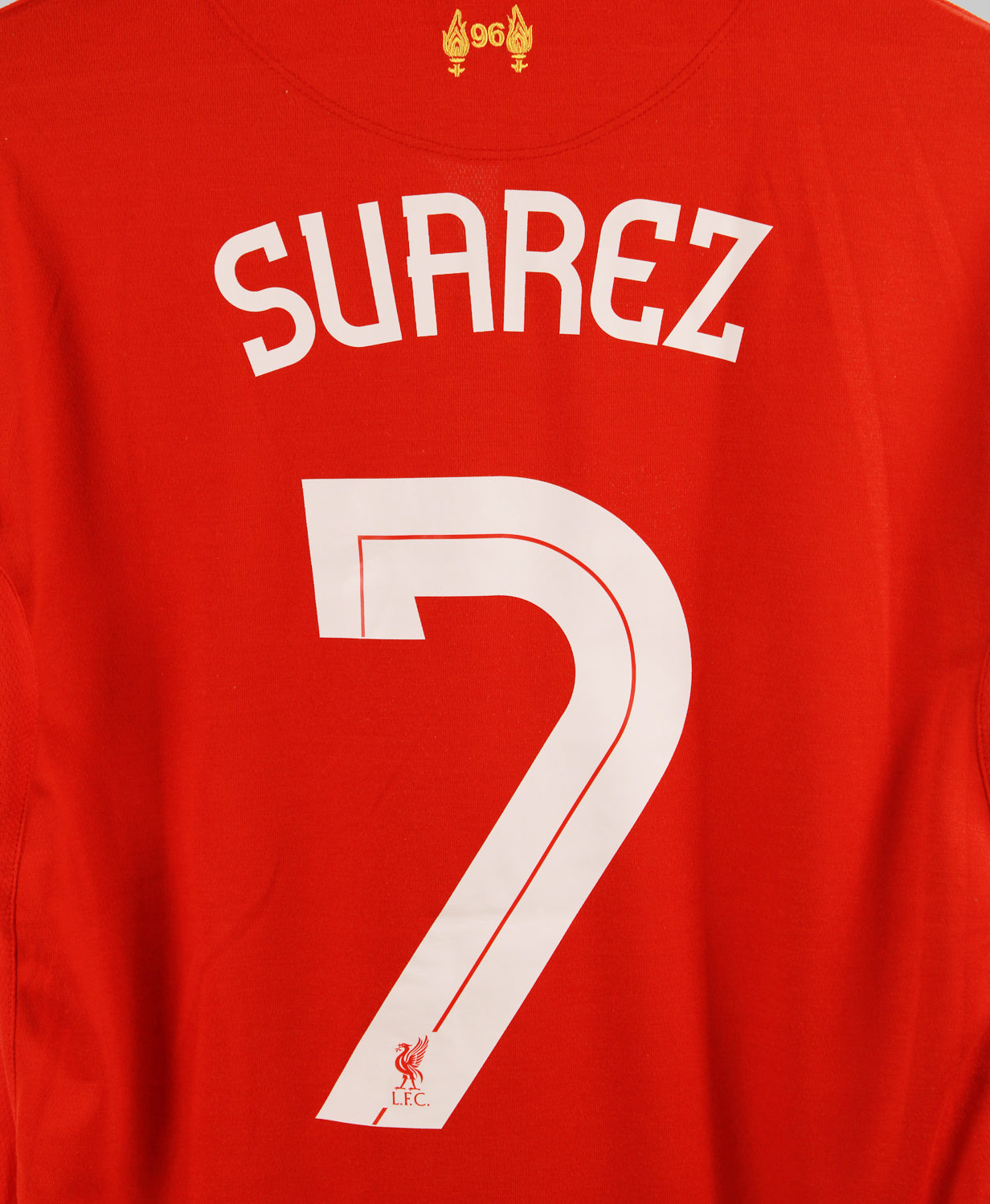 Liverpool 2012-13 Suarez Home Kit   (L)