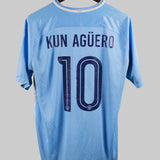 Manchester City 2017-18 Kun Aguero Home Kit   (XL)
