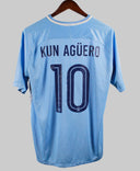 Manchester City 2017-18 Kun Aguero Home Kit   (XL)