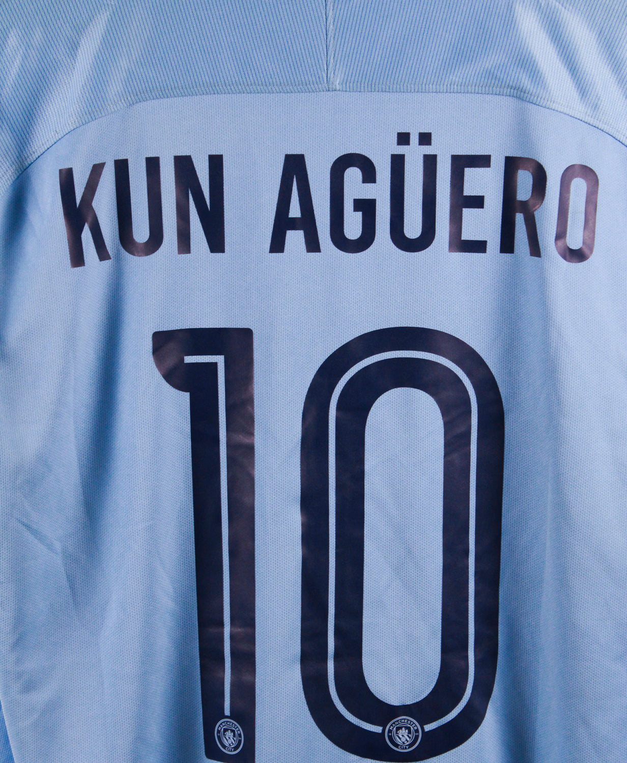 Manchester City 2017-18 Kun Aguero Home Kit   (XL)