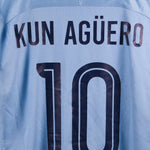 Manchester City 2017-18 Kun Aguero Home Kit   (XL)