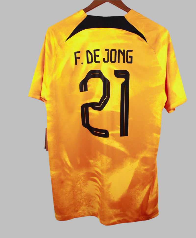 Netherlands 2022 De Jong Home Kit W/ Tags (XL)