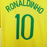 Brazil 2008 Ronaldinho Home Kit (2XL)