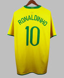 Brazil 2008 Ronaldinho Home Kit (2XL)