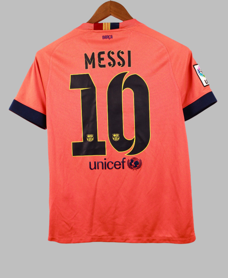 Barcelona 2014-15 Messi Away Kit (YXL)