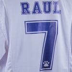 Real Madrid 1997-98 Raul Home Kit   (L)