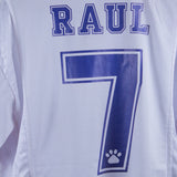 Real Madrid 1997-98 Raul Home Kit   (L)