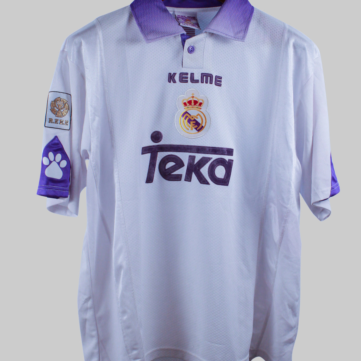 Real Madrid 1997-98 Raul Home Kit   (L)