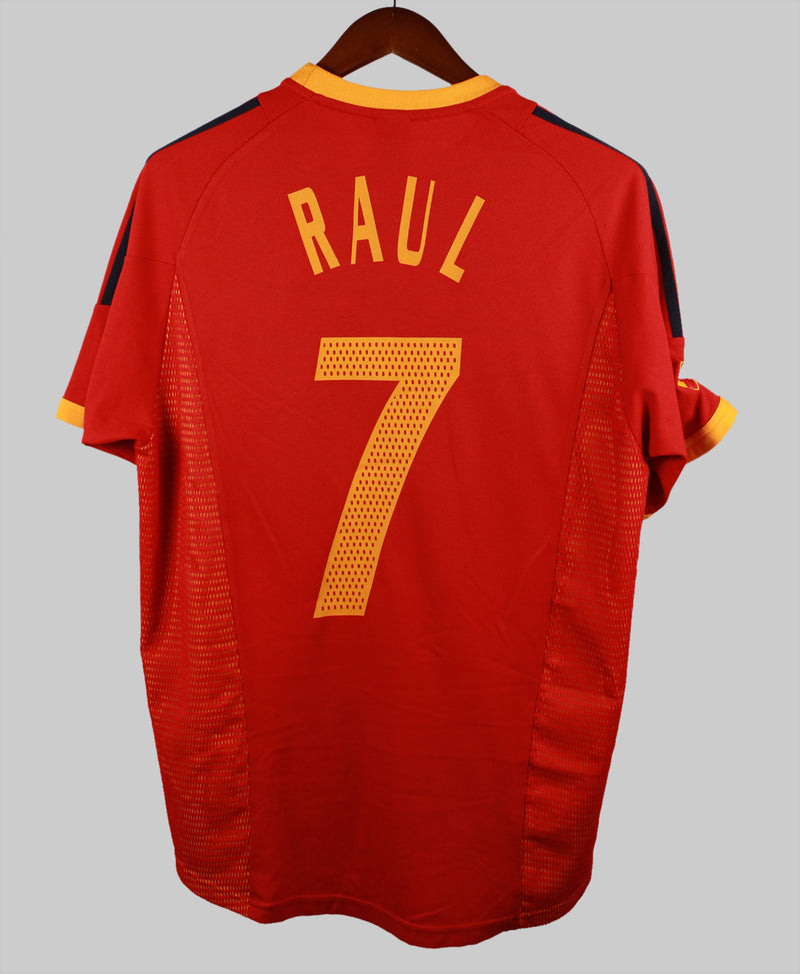 Spain 2002 Raul Home Kit (M)