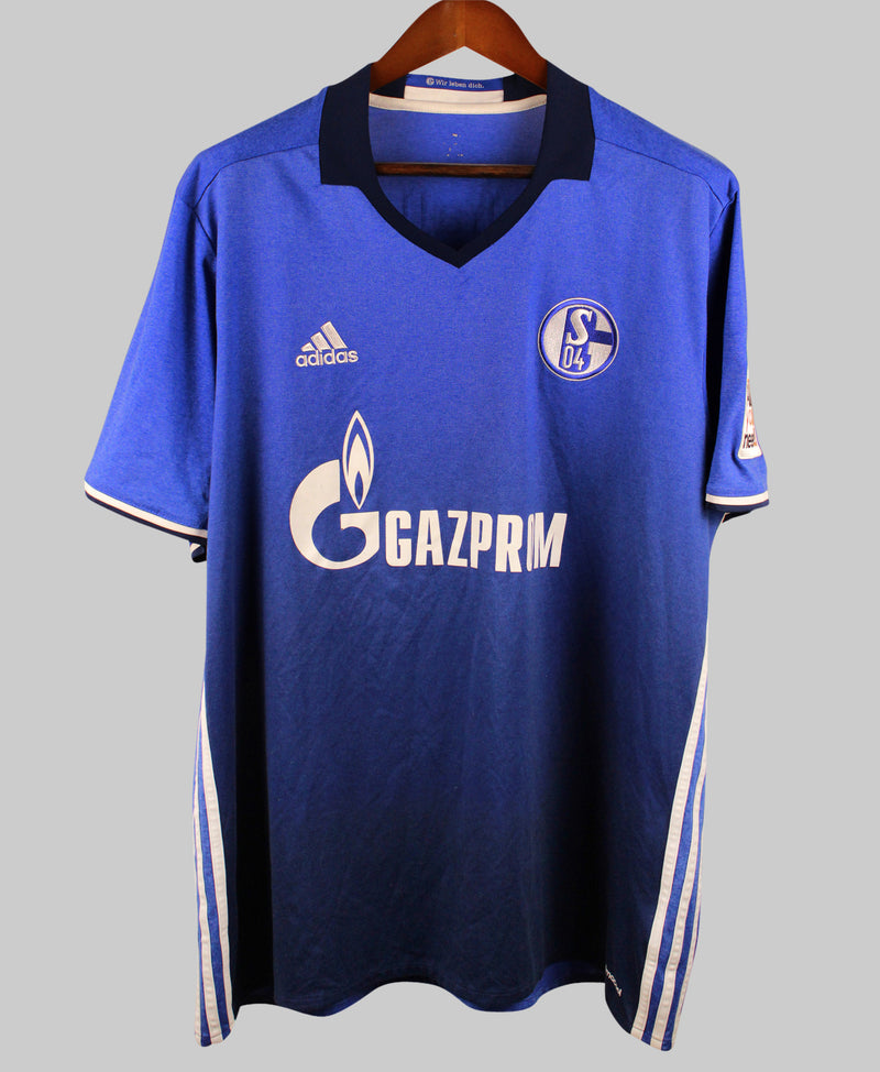 Schalke 2016-17 Konoplyanka Home Kit (2XL)