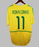 Brazil 2002 Ronaldinho Home Kit (XL)