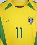 Brazil 2002 Ronaldinho Home Kit (XL)