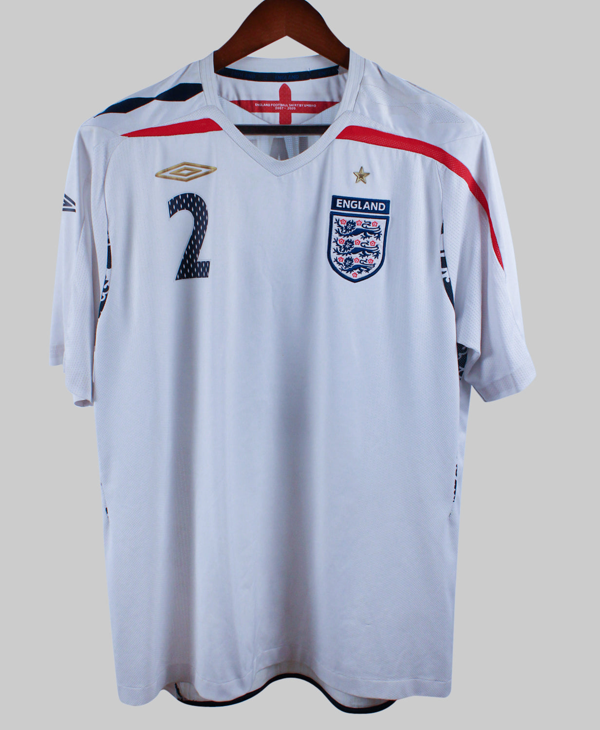 England 2007-08 Richards Home Kit (XL)