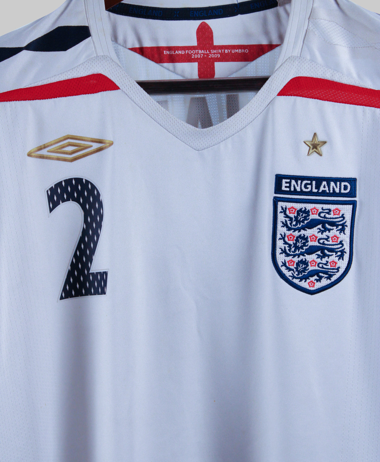 England 2007-08 Richards Home Kit (XL)