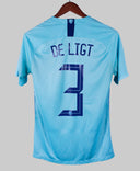 Netherlands 2018-19 De Ligt Away Kit (S)