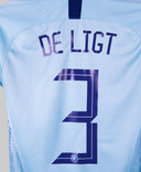 Netherlands 2018-19 De Ligt Away Kit (S)