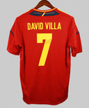 Spain 2012 David Villa Home Kit W/ Tags (M)