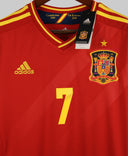 Spain 2012 David Villa Home Kit W/ Tags (M)