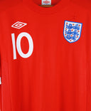England 2009-10 Rooney Away Kit (L)