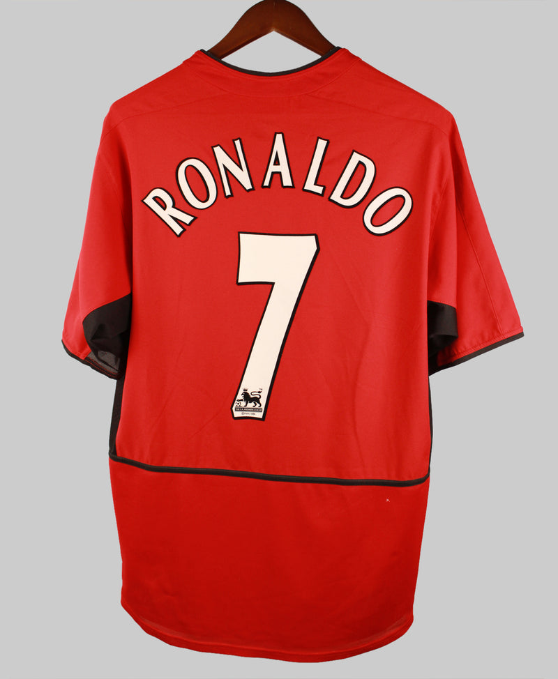 Manchester United 2003-04 Ronaldo Home Kit (XL)