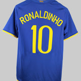 Brazil 2008 Ronaldinho Away Kit (S)