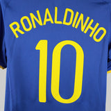 Brazil 2008 Ronaldinho Away Kit (S)