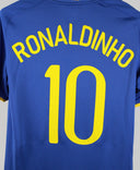 Brazil 2008 Ronaldinho Away Kit (S)