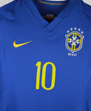 Brazil 2008 Ronaldinho Away Kit (S)