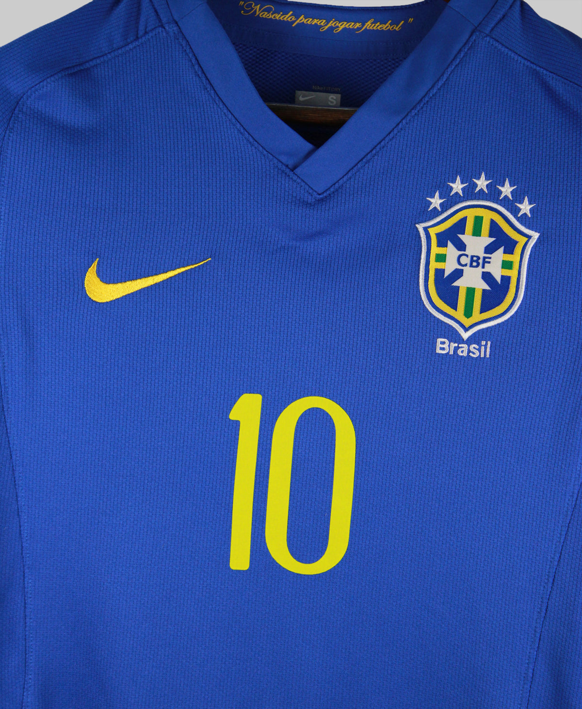 Brazil 2008 Ronaldinho Away Kit (S)
