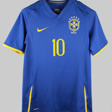 Brazil 2008 Ronaldinho Away Kit (S)