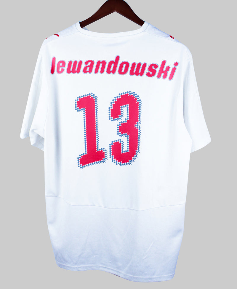 Poland 2008 Lewandowski Away Kit (2XL)