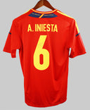 Spain 2012-13 Iniesta Home Kit W/Tags (S)