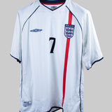 England 2001-02 Beckham  Home Kit (XL)