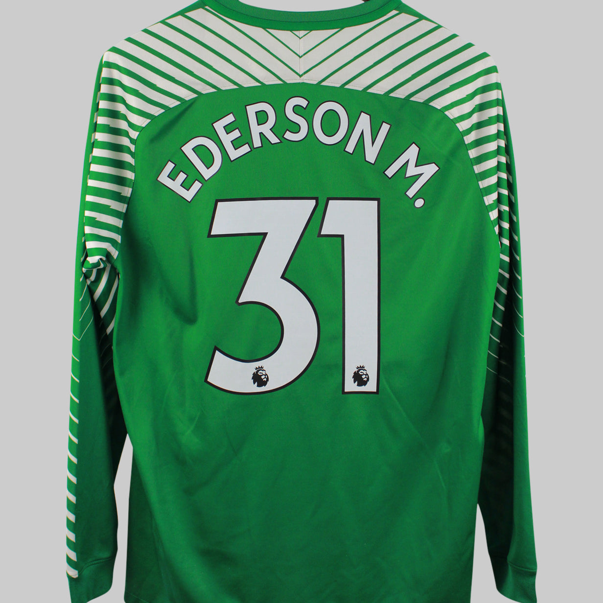 Manchester City 2017-18 Ederson M.  Home Kit (L)