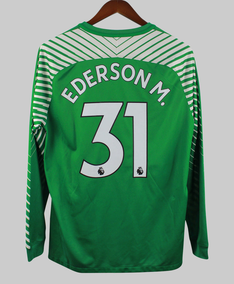 Manchester City 2017-18 Ederson M. Home Kit (L)
