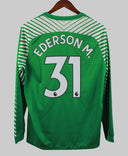 Manchester City 2017-18 Ederson M.  Home Kit (L)