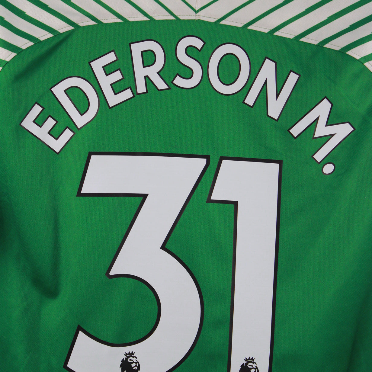 Manchester City 2017-18 Ederson M.  Home Kit (L)