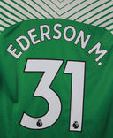Manchester City 2017-18 Ederson M.  Home Kit (L)