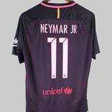 Barcelona 2016-17 Neymar Jr Away Kit (L)