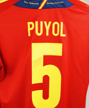 Spain 2012 Puyol Home Kit W/ Tags (S)