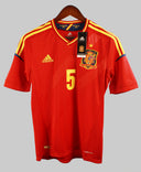 Spain 2012 Puyol Home Kit W/ Tags (S)