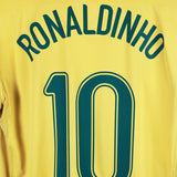 Brazil 2006-07 Ronaldinho Home Kit (M)