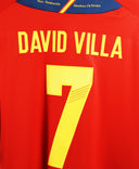 Spain 2012 David Villa Home Kit W/ Tags (2XL)